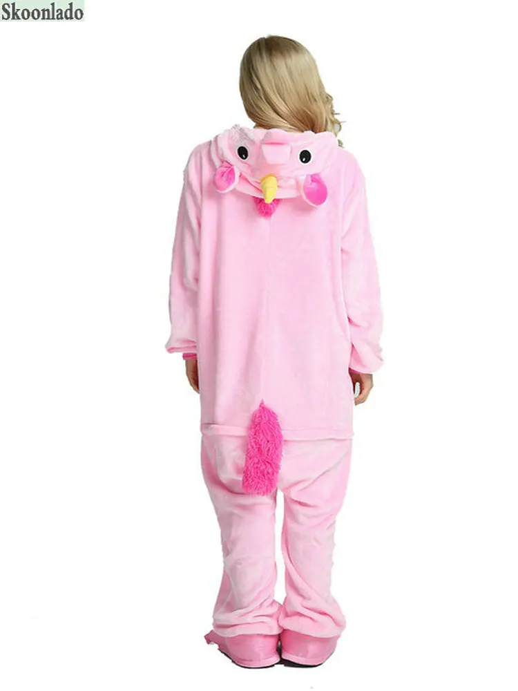 Women Winter Novelty Special Pajamas Thick sleeping Suits Cosplay One-Piece Cartoon Jumpsuits Lady Playsuit Female High Quality