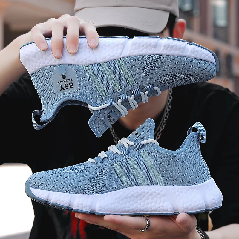 

Designer Men Casual Shoes Unisex Couple Fly Weave Sport Shoes Men Sneakers Summer Plus Size Running Shoes For Men Zapatos Hombre