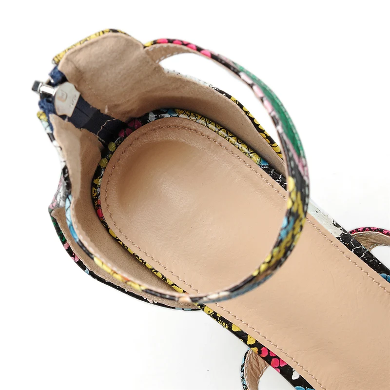 2020 г. женские босоножки на платформе под змеиную кожу туфли высоком каблуке 10 см