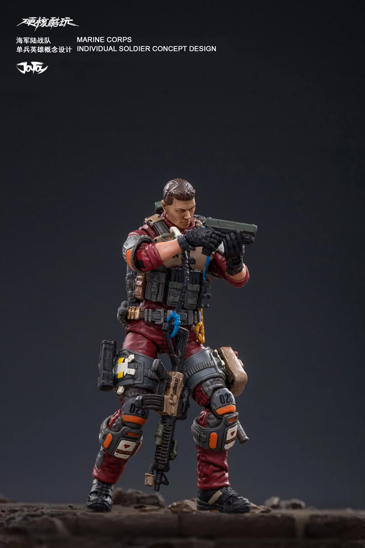 JOYTOY 1/18 фигурки 3 шт Морской корпус военный солдат фигурка модель игрушки коллекция игрушек