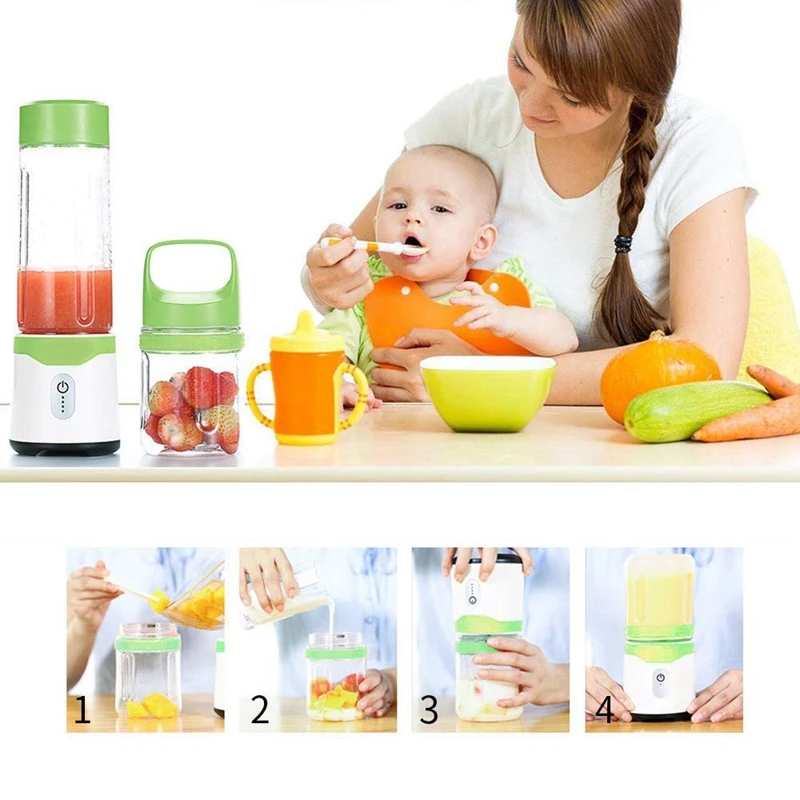 

Personal Blender,Portable Blender Usb Juice Blender Rechargeable Travel Juice Blender For Shakes And Smoothies Powerful Six Blad