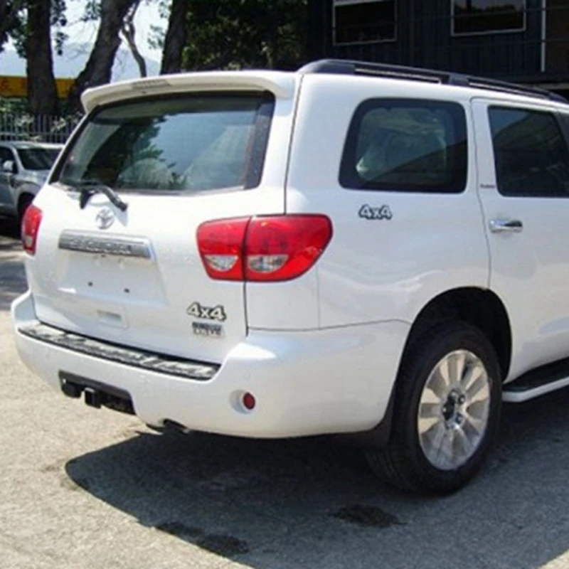 

For Sequoia Spoiler High Quality ABS Material Car Rear Wing Primer Color Rear Spoiler For Toyota Sequoia Spoiler 2008-2015