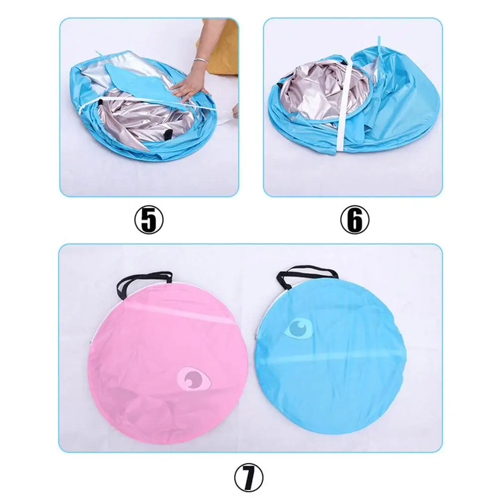 Детская Пляжная палатка Водонепроницаемый Портативный тени бассейн УФ Защита от