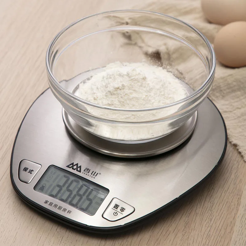 Xiaomi-b&aacute;scula electr&oacute;nica de cocina Mijia Xiangshan EK518, balanza de acero inoxidable con sensor de alta precisi&oacute;n-2