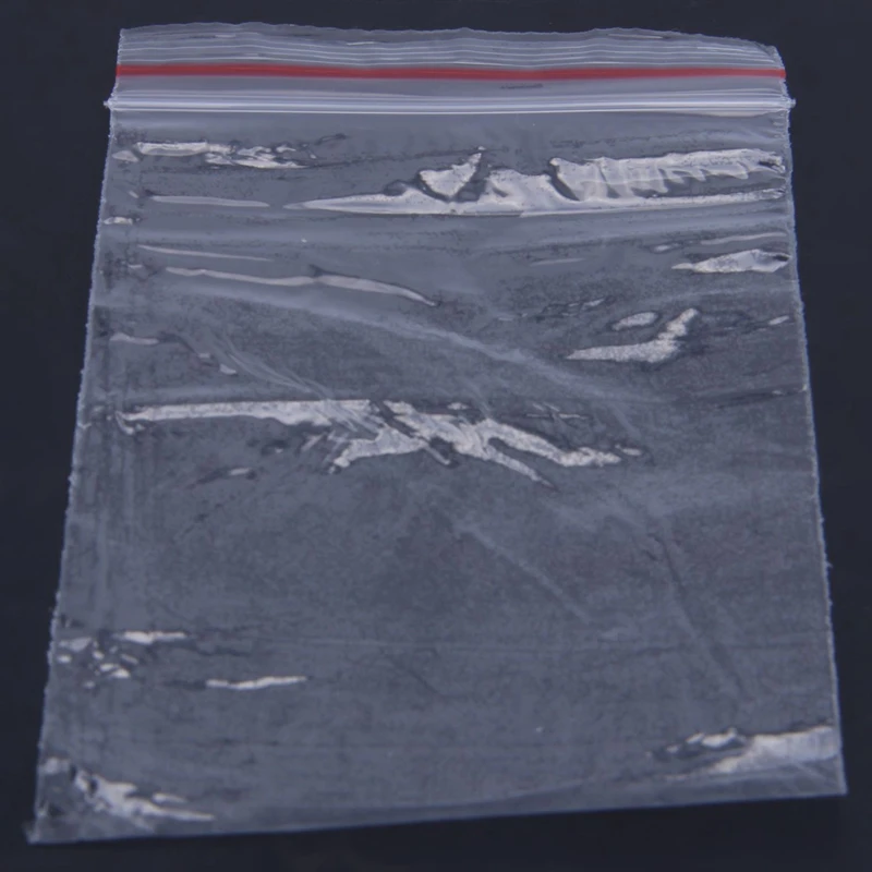 

200 Pcs Transparent Plastic Seal Zip Closure Zip Closed Bag , 100 Pcs 7x11Cm & 100 Pcs 12x8Cm
