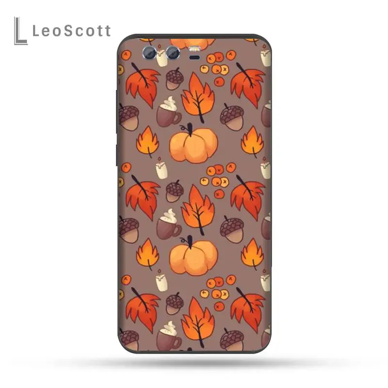 

Pumpkin happy autumn fall Phone Case For Huawei Honor view 7a5.45inch 7c5.7inch 8x 8a 8c 9 9x 10 20 10i 20i lite pro