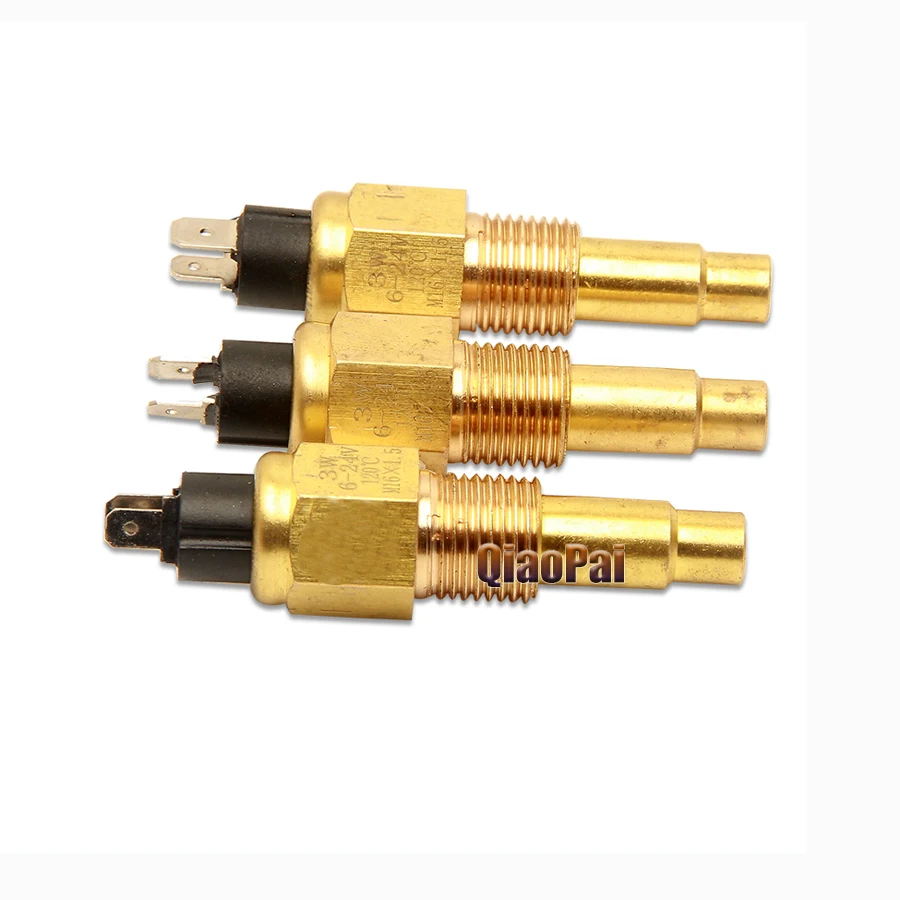 Датчик температуры воды 3 Вт 6 24 в 3/8NPT 1/2NPT M16 x1.5 M14 резьбовой датчик с сигнализацией