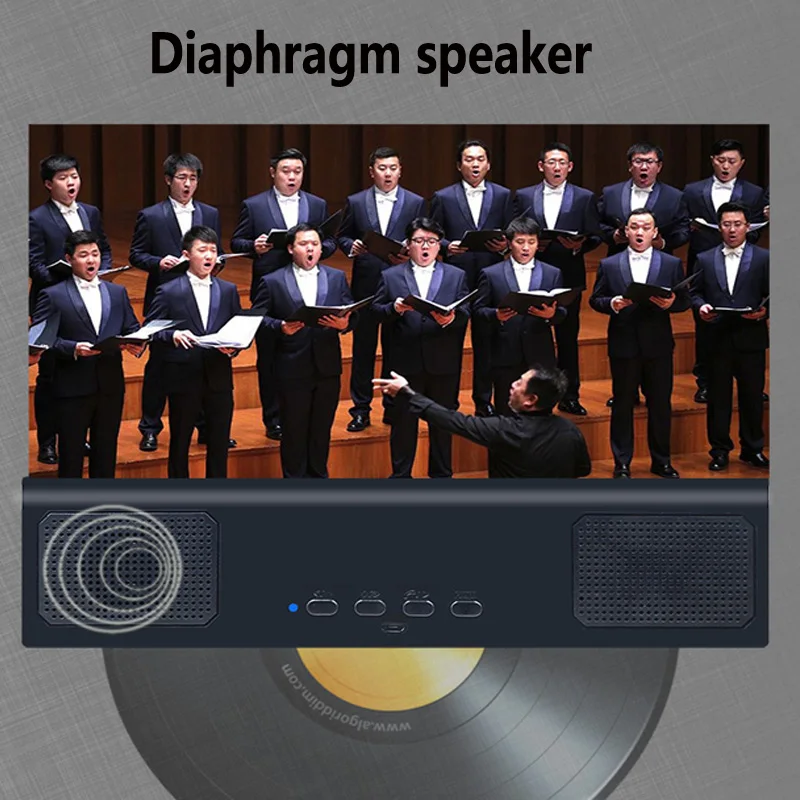 12 дюймов мобильный телефон 3D экран Складная лупа изогнутый увеличенный HD кино