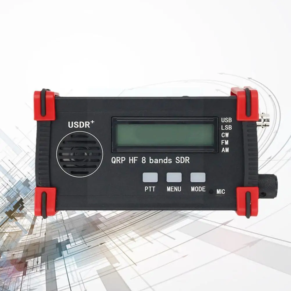 

Usdx Usdr Qrp Hf Band 5 Вт Dsp Sdr трансивер 8-полосный динамик Встроенный микрофон радио батарея ручной микрофон F4k0