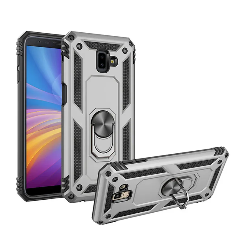 Чехол для Samsung J6 Plus с магнитным кольцом и подставкой Galaxy 2018 J 6 + J6Plus Prime SM-J610FN/DS |