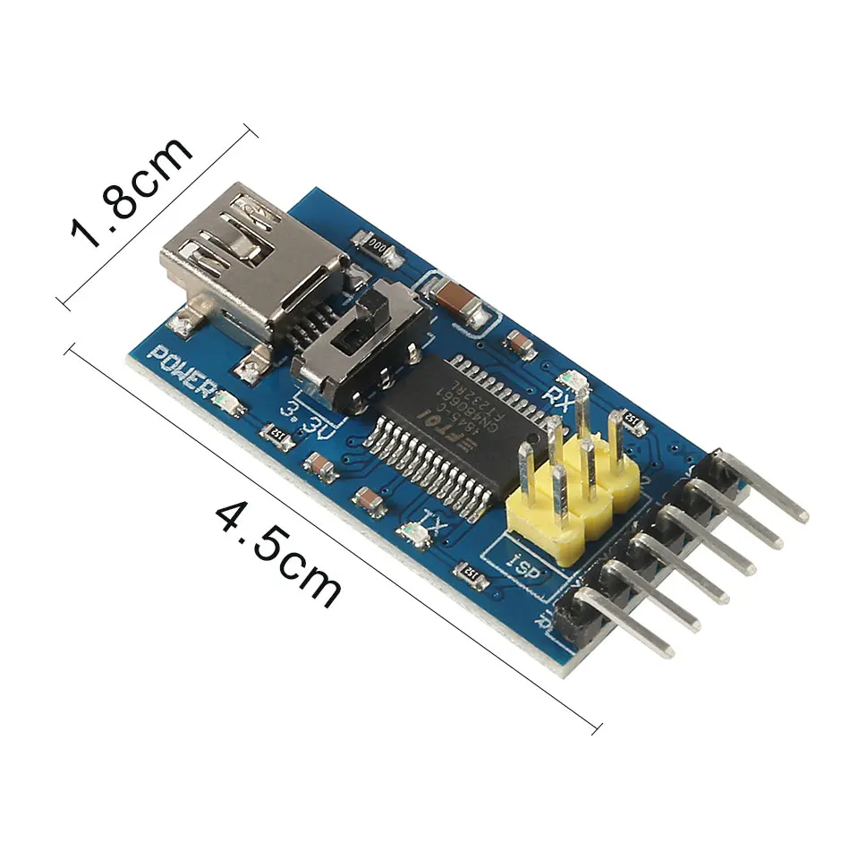 Базовая плата для преобразователя arduino FTDI FT232RL USB в TTL последовательный IC адаптер