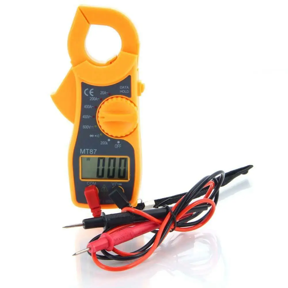 

Car Van SUV Digital Clamp Multimeter DC AC Current Volt Temp Amp Capacitor Tester Car RV Repair Measurement Accessories LCD