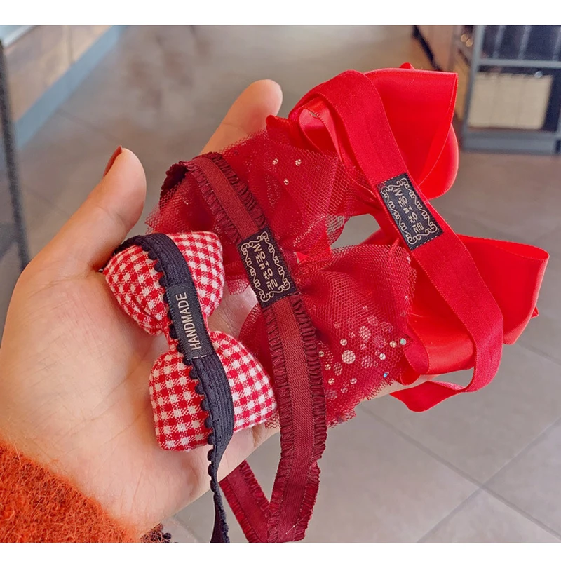 Повязка на голову для новорожденных девочек с бантом и цветами | Детская одежда