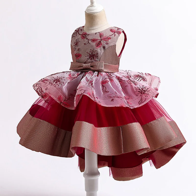 Платье для маленькой девочки симпатичное летнее платье принцессы с цветочным