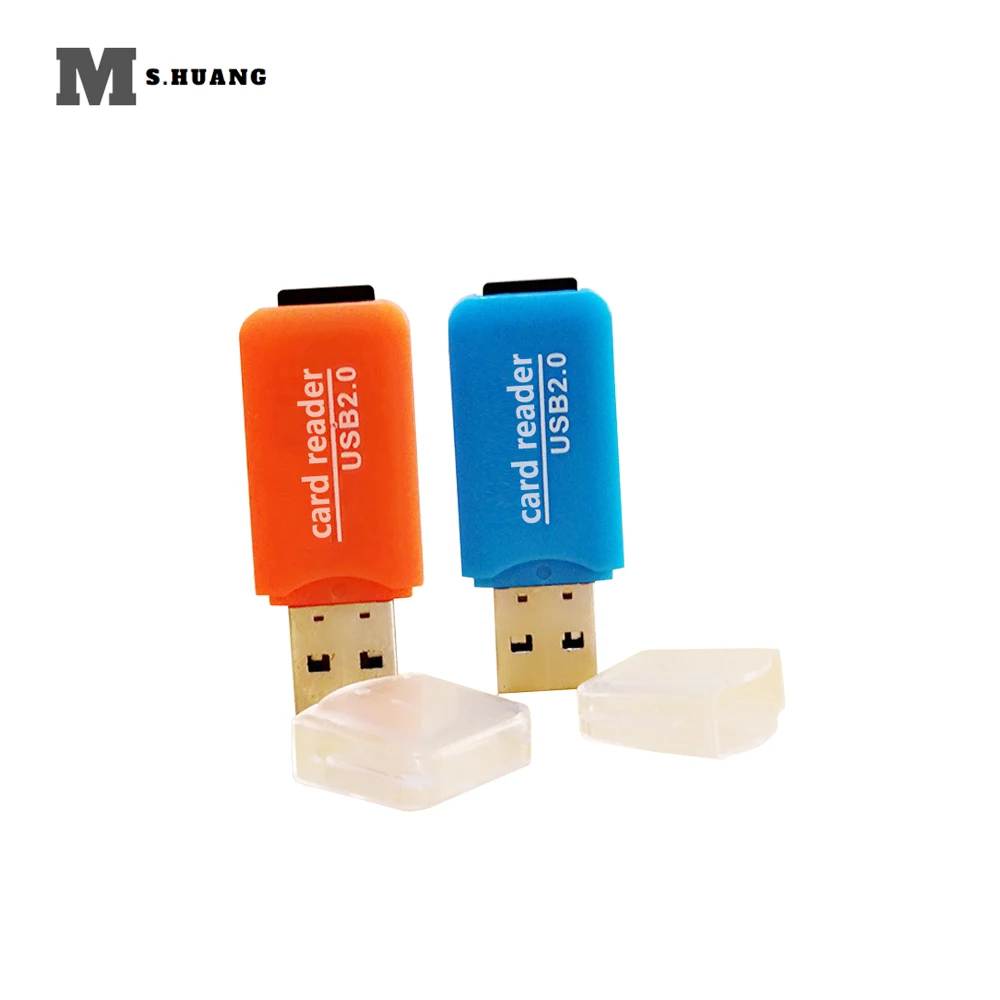 Высококачественный мини USB 2 0 кардридер для Micro SD карты TF адаптер Plug and Play цветной