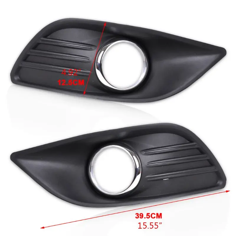 L+R Side Bumper Fog Light Lamp Cover Grille Grill for Ford Focus Sedan 2009~2011 | Автомобили и мотоциклы