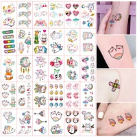 30pcs temporary tattoos hyun a cute stickers and decals womens tattoos and body art waterproof fake tattoo cartoons