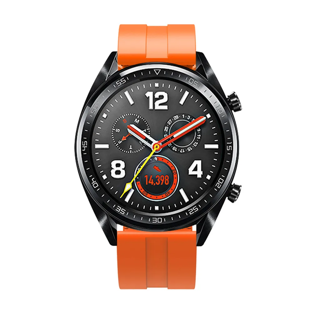

22mm Sport Silicone Watch Band for Huawei Watch GT GT 2 46mm Strap Bracelet Watchband for Samsung Galaxy Watch 46mm Gear S3