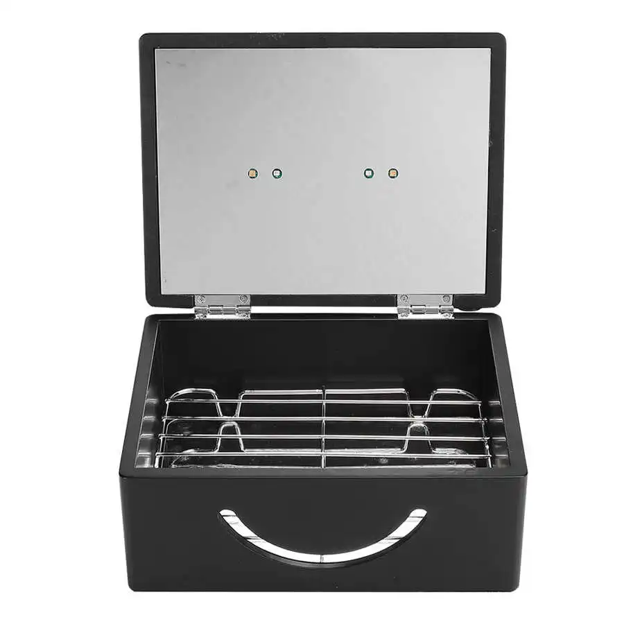 Коробка для хранения инструментов ногтей с УФ светодиодный 12 Вт 2 в 1 100 240