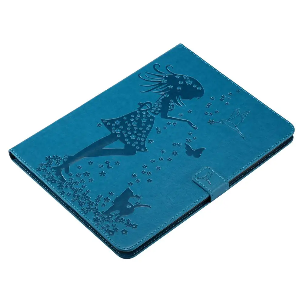Girls and Cats pattern PU Leather Tablet Case For Apple Ipad 2 3 4 9.7 inch Wallet Flip Stand Cover 234 9.7&quot Funda+pen | Компьютеры и