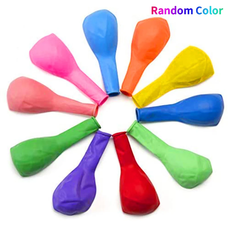 

1 Pack of 100 Party Balloons 10-Inch Multi-Color Party Decoration Balloons Latex Party Balloons