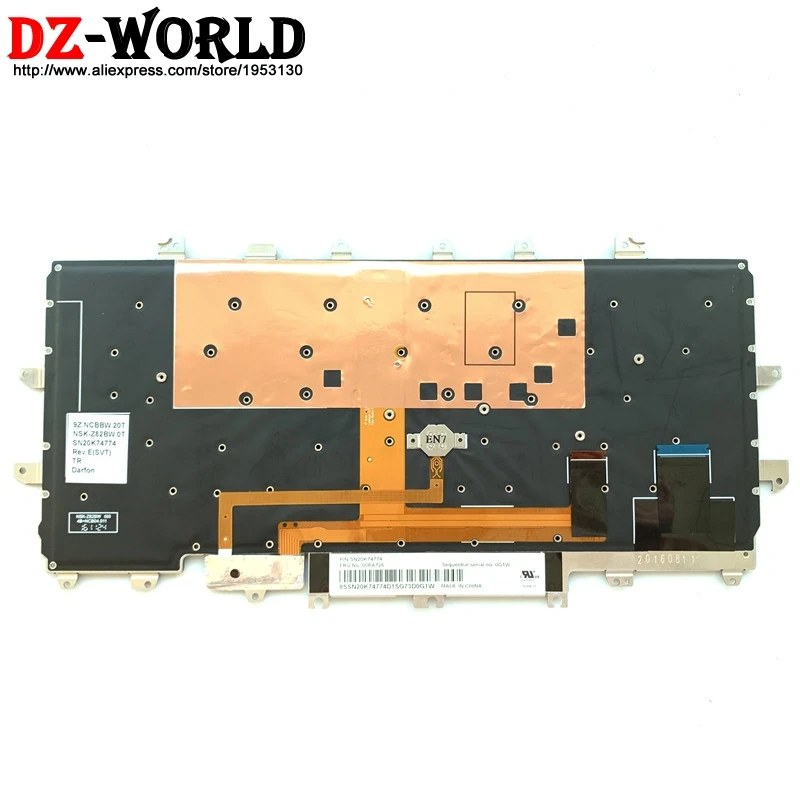 TR Turkish Backlit Keyboard for Lenovo Thinkpad X1 Carbon 4th Gen 4 MT: 20FB 20FC Turkey Backlight Teclado SN20K74774 00PA726 | Компьютеры