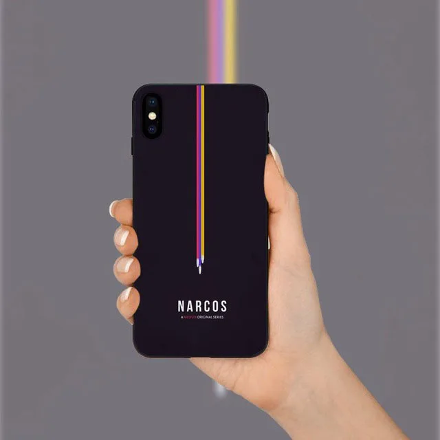 Wagner Moura Narcos pablo escobar черный ТПУ Мягкий силиконовый чехол для телефона iPhone 8 7 6 6S Plus X