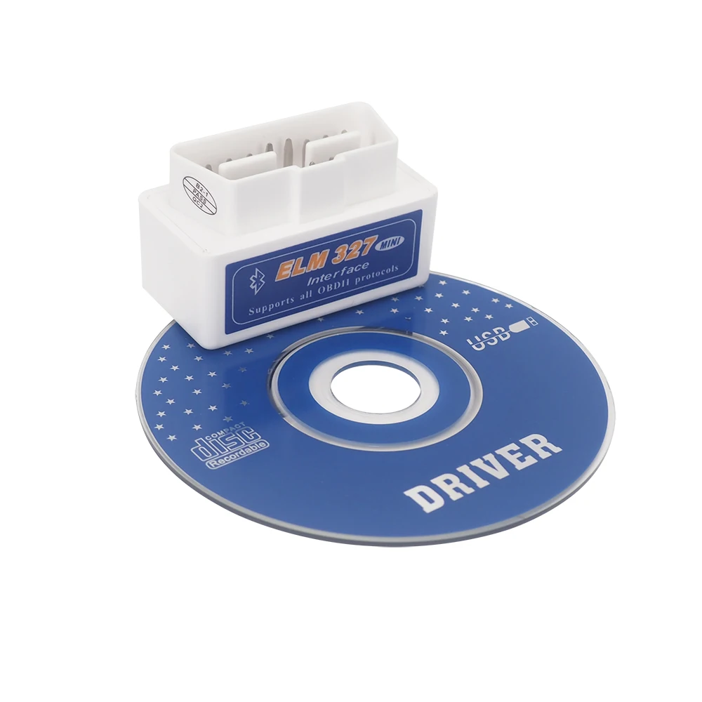 Elm327 Bluetooth OBD2 V1.5 автомобильный диагностический сканер инструмент универсальные аксессуары авто код читателей сканирующий адаптер Супер Мини ELM 327 - Цвет: White