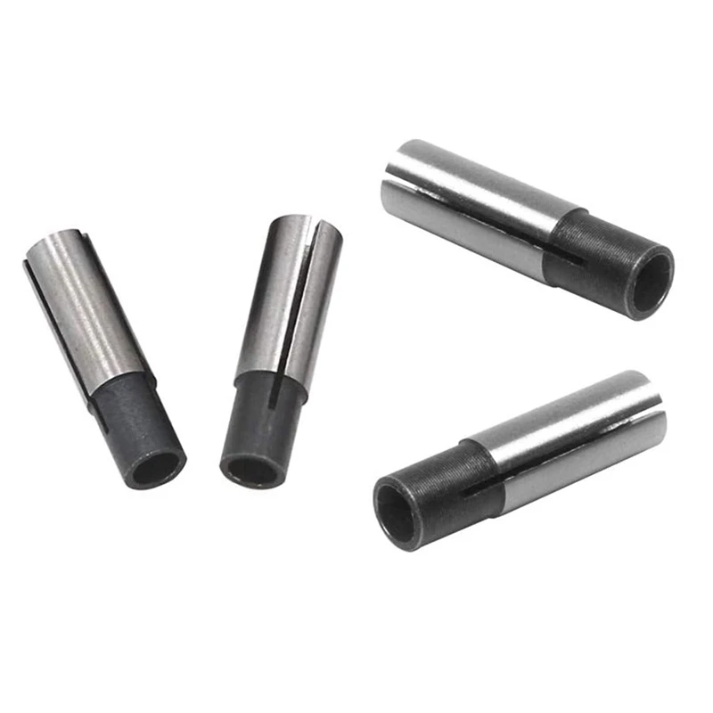

4 Pcs 1/4 Inch To 1/8 Inch Chuck Driver Adapter Engraving Machine Conversion Kit for Engraving Machine ER Collet