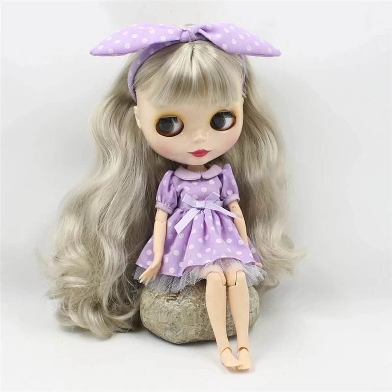 DBS icy blyth кукла в горошек заколка для волос украшение сделай сам|hairpin lace|hairpin cliphairpin