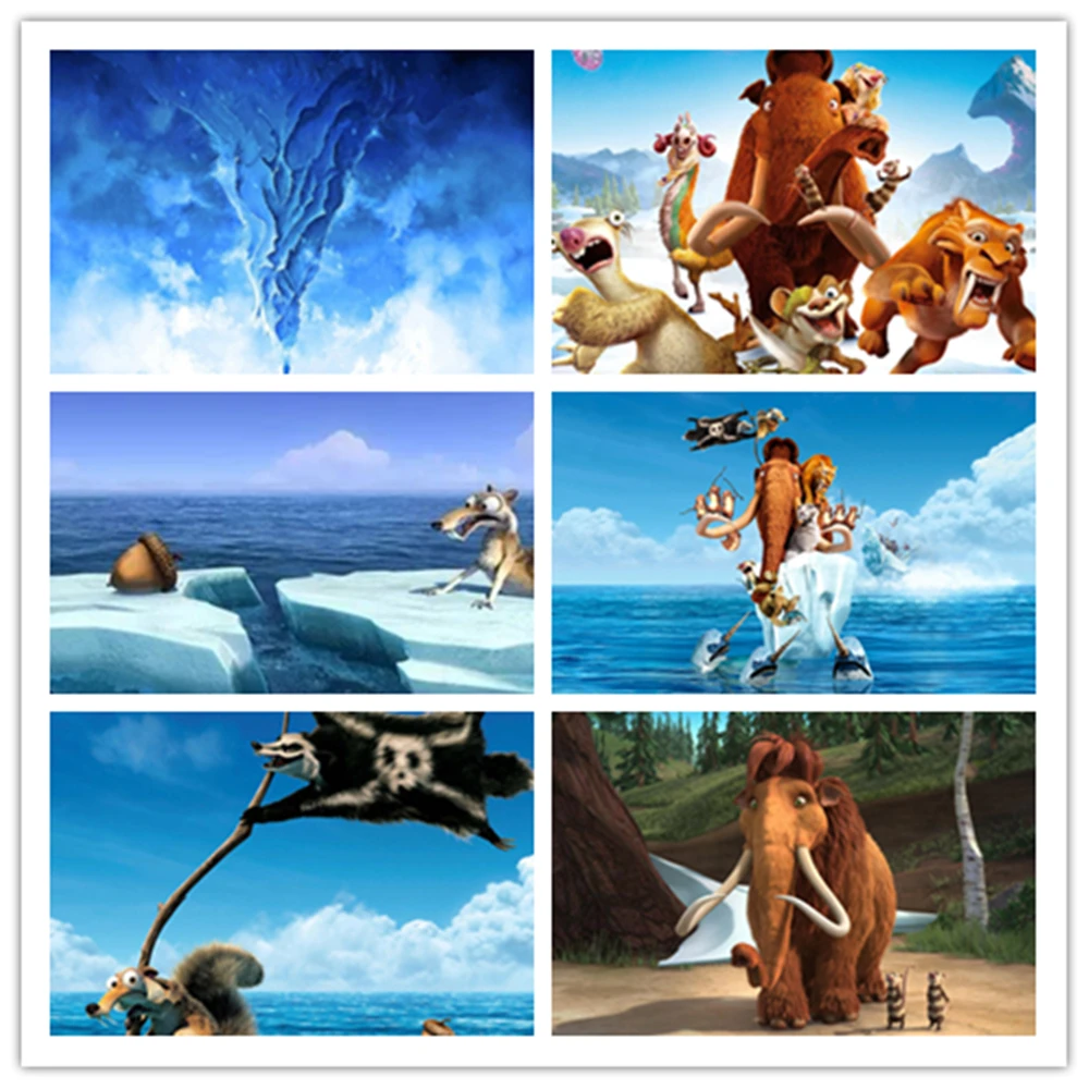 

Настенная картина из мультфильма «Ледяной период»