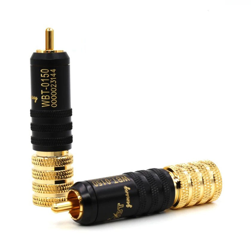 4 шт. WBT 0150 RCA штекер jack адаптер hifi разъем аудио разъем|Коннекторы и разъёмы| |