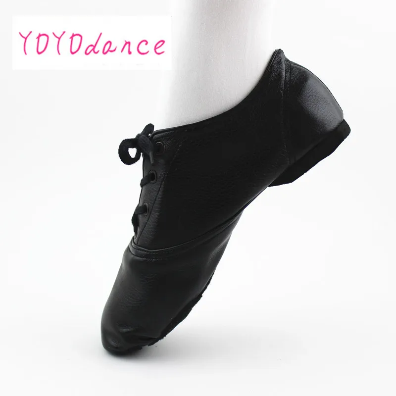 Мужская джазовая обувь из искусственной кожи на низком каблуке 18-25 см женские