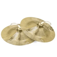 28 50cm handmade chinese wuhan copper wide cymbals brass low volume cymbals large instrument cymbals