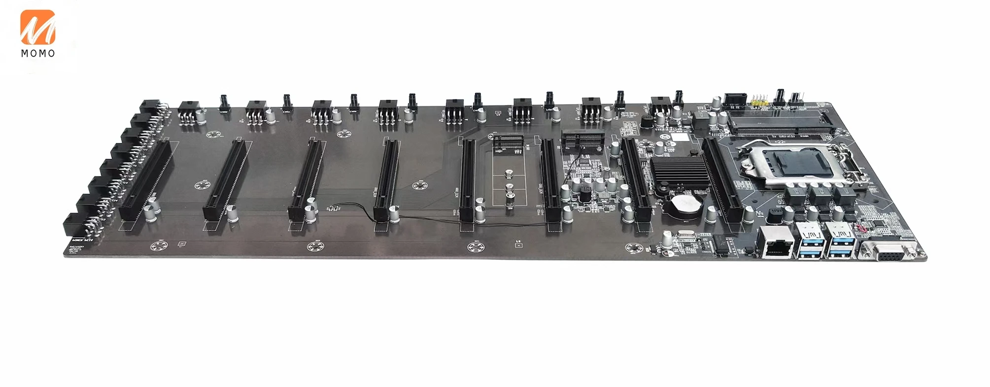 

New 8-Card Direct Plug Mainboard BTC 8-Card Multi-Graphics Card Slot B250 B85 B75 Large Spacing 6.5cm Platform