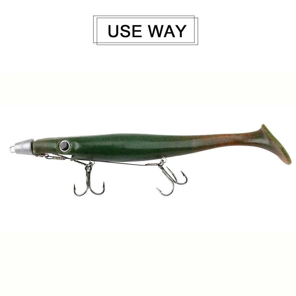 Спираль для мягкой приманки из розового дерева 45 мм 12 шт./лот|Наживки рыбной