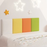 home decor bed headboard decor tatami soft package wall stickers for kids room anti collision home decor self adhesive wallpaper