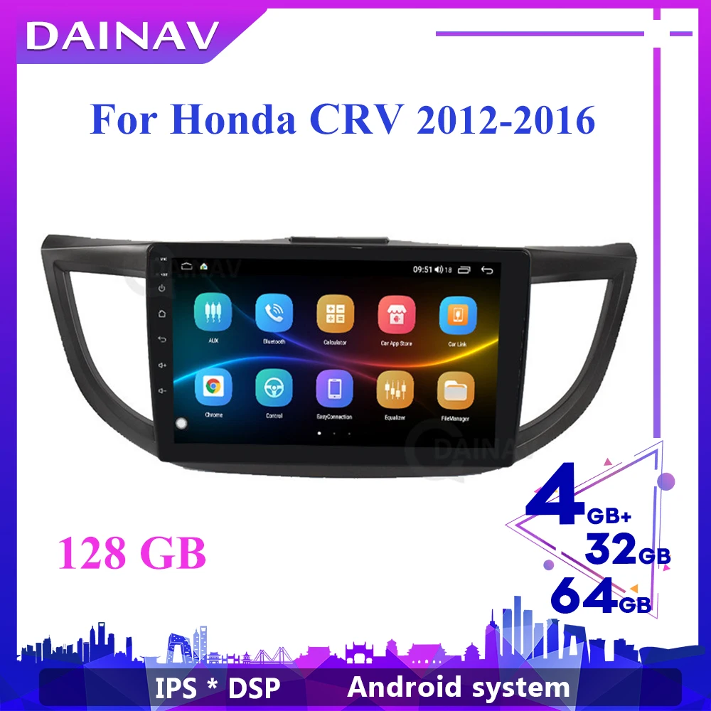 

2 Din Stereo Receiver Car GPS Navigation Multimedia DVD player For Honda CRV CR-V 4 RM RE 2011 - 2018 Car Audio Radio Stereo