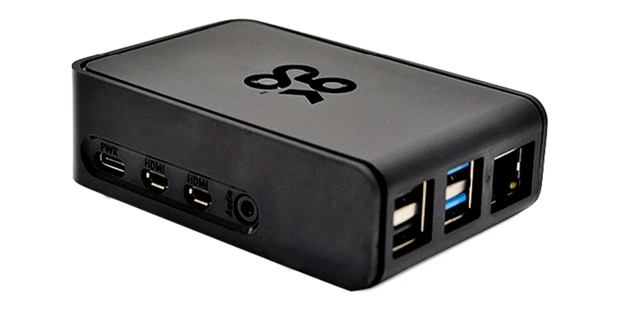 Официальный подлинный Raspberry Pi 4 Модель B 4b дизайн ABS черный скользящий защитный чехол легко установить