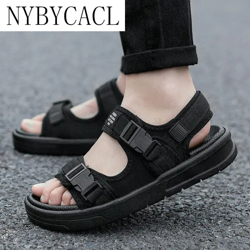 

New Men Sandals Non-slip Summer Flip Flops High Quality Outdoor Beach Slippers Casual Shoes Cheap Men's shoes Water Shoes 2021