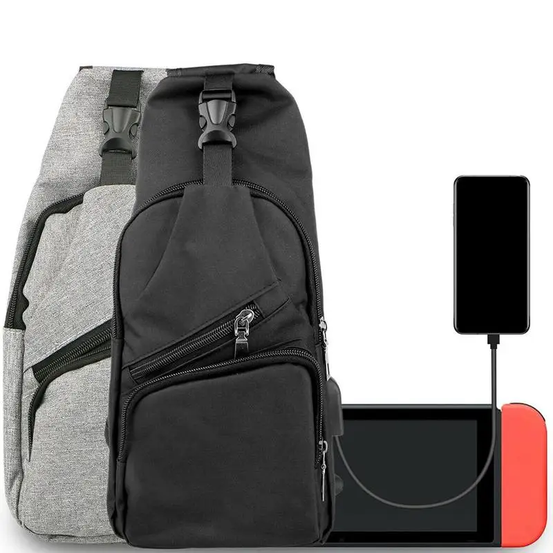 Новый модный рюкзак сумка с регулируемым плечевым ремнем для зарядки USB через