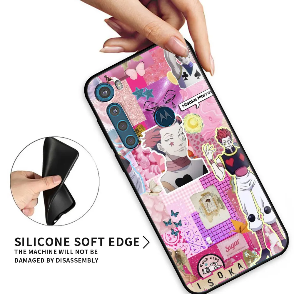 

Cover For MOTOROLA One Fusion Edge ES6 Anime Hunter X Hunter Soft Cover for Motorola G G30 G10 G9 G8 Plus Play Power