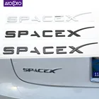 Модель 3: Space X Стикеры для Tesla буквы хвост ярлык с буквами эмблемы и аксессуары для автомобиля модификации Стикеры