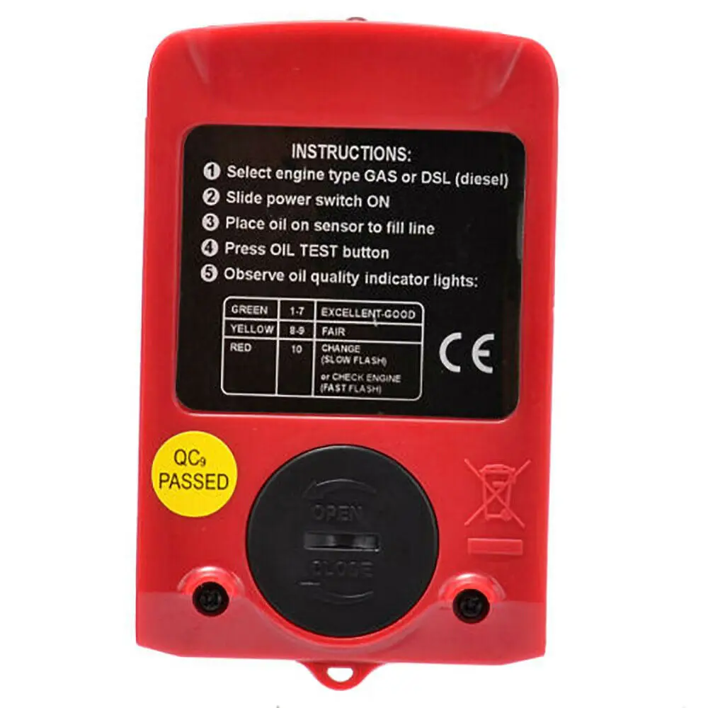 СВЕТОДИОДНЫЙ Цифровой тестер качества масла анализатор моторного газовый