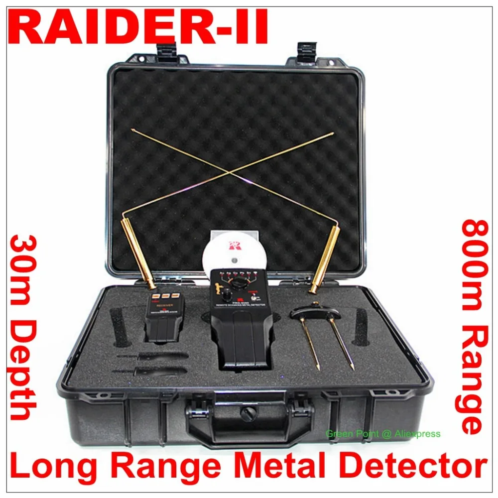 RAIDER II дальний подземный детектор металла Профессиональный дистанционного