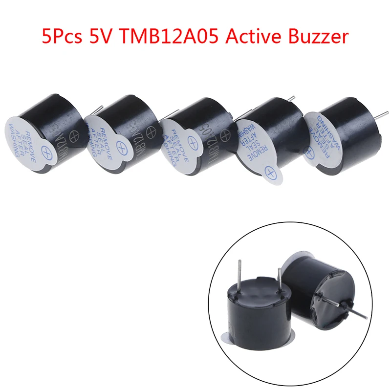 5 шт. DC5V TMB12A05 Универсальный Активный электромагнитный звуковой сигнал|Детали и