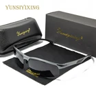 Мужские солнцезащитные очки YUNSIYIXING, поляризационные Брендовые очки в алюминиево-магниевой оправе, винтажные антибликовые очки для вождения, 6517