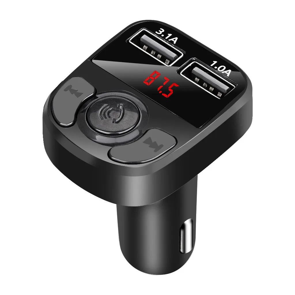 FM-трансмиттер Ouhaobin с Bluetooth автомобильный комплект громкой связи аудио mp3-плеер