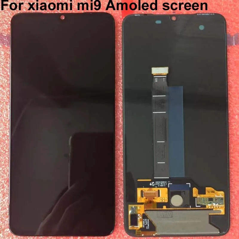 6,39 ''AMOLED ЖК-дисплей для xiaomi mi 9 mi 9 дисплей для 5,97 xiaomi mi 9 SE ЖК-дисплей сенсорный экран дигитайзер сборка