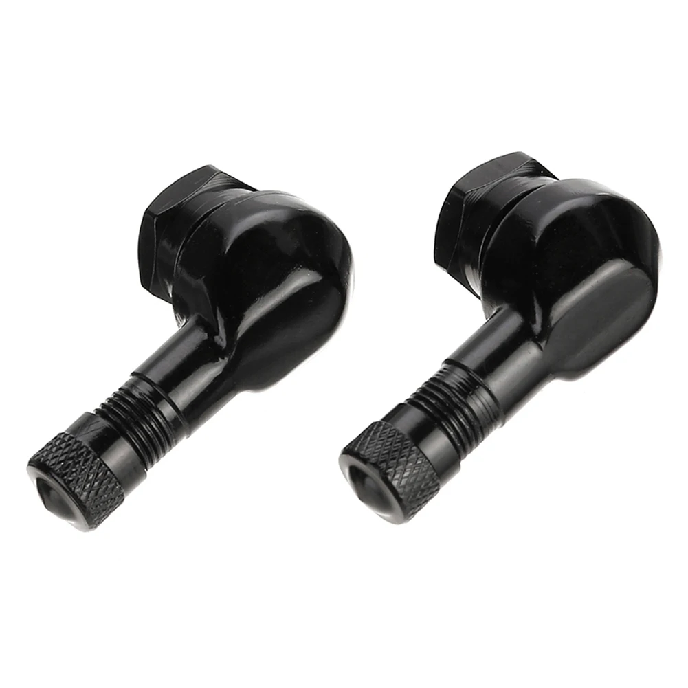 

2Pcs Motorcycle Wheel Tire Tubeless Valve Stems For Rim Wheel Parts CNC Motorcycle Rim 90 Degree Angle Aluminum Alloy Valve